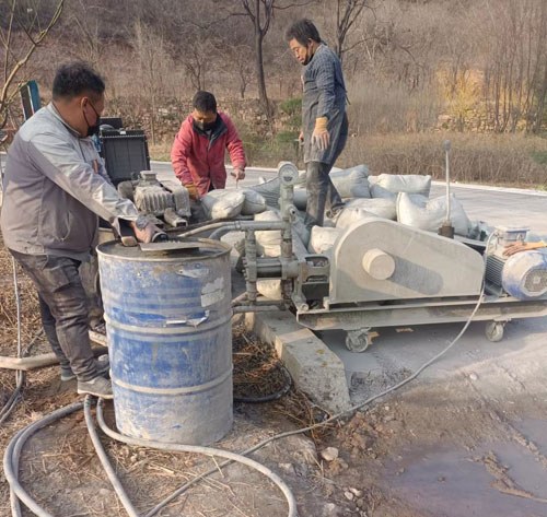 封开路面下沉注浆
